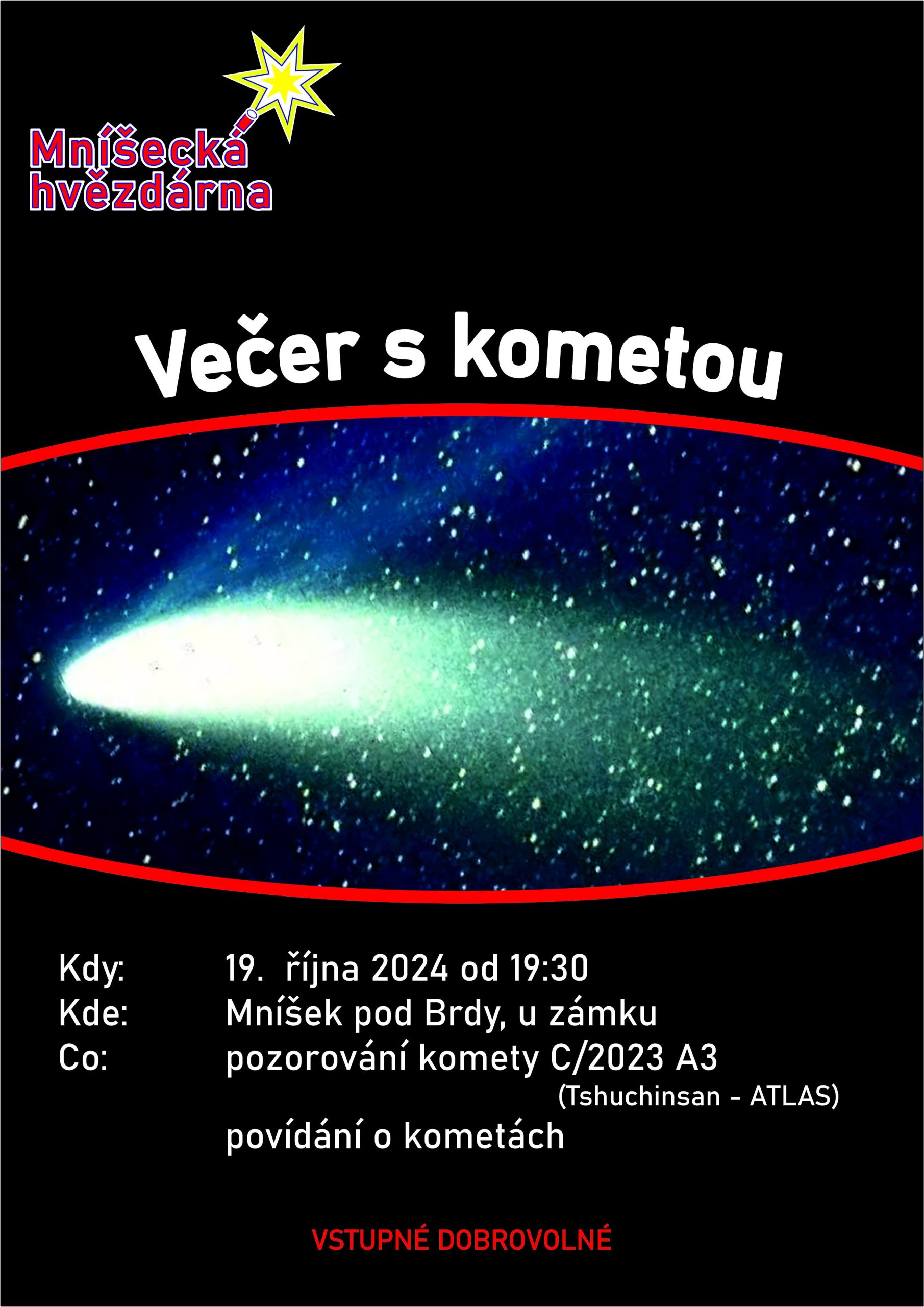 Večer s kometou – 19. 10. 2024