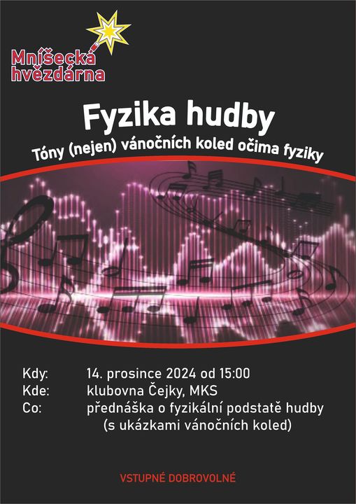 Fyzika Hudby  –  14. 12. 2024